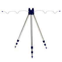 삼각 낚시대 거치대 / 낚시받침대 낚시대받침대 낚시삼각대 낚시대삼각대 낚싯대거치대 낚시용품 낚시공구 서프스탠드 로드거치대 로드스탠드 원투받침대 원투거치대 원투삼각대, 블루