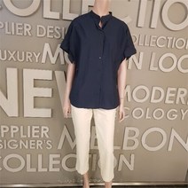 BCBG NC13 T 코뉴 베이직 반팔 블라우스 B2B4B485