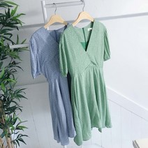 보블리에 / 잔잔 플라워 랩 쉬폰 원피스