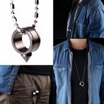 호신용 반지 목걸이 유리창 파괴 감금 탈출 호신용품 비상탈출목걸이 호신용품 호신용반지 차량탈출용품 안전용품 탈출반지 호신용목걸이, 반지 목걸이(P5722) 골드피라미드