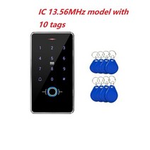 지문인식기 1356MHZ ABS 케이스 액세스 시스템 지문 리더 Wiegand26 제어 카드 IP68 비바람에 견디는, 03 with 10 tags