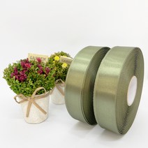 포장 리본 끈 제이제이리본 고밀도주자 45M 2롤 (10mm 15mm), 15mm, 솔잎색