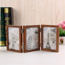 4x6 2구 더블 아기 가족 사진 액자 탁상형 작은 미니