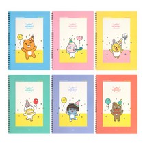 카카오프렌즈 해피모먼트 신학기 스프링 노트 어피치, 30개