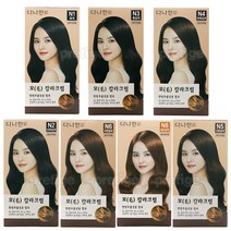 다나한 모 칼라크림 염색약 200g /새치커버/염모제, 1개, N6 자연갈색