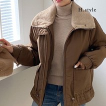 에이치스타일 [H스타일](WG)본딩숏미니점퍼