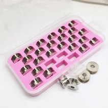 HONEYSEW 가수 재봉틀용 금속 보빈 15-30 16 17 31-15 33K 컨바느질 30 클래스 # 2996 (15PCS-BOBBINS), 30PCS BOBBIN WITH BOW