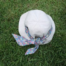 [DIY키트 패키지] 패브릭 모자 만들기 보넷 두건 만들기 나들이모자 자유학년 바느질재료 봄모자만들기, 라즈베리