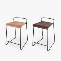 디자인체어 1112 로우 바체어 (2 color), 내추럴