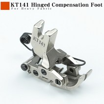 KT4 Hinged Presser Foot Fit Lockstitch 재봉틀 Cross Seam Extra-Thick fabric을 통한 전방 및 후방 상호, 01 KT4 Foot