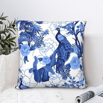 스완체어 업소용 미드센추리 의자 베개 케이스 중국 스타일 쿠션 커버 배낭, 30x30cm 12x12인치, 검은색