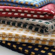 대폭 양털 뽀글이 사각 후리스 원단 5color, 카키