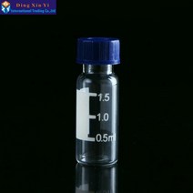 실험교구 보틀 과학 키트 100 개/몫 1.5ml/2ml 투명 스크류 크로마토 그래피 병 Agilent Waters varian에 적합한 자동 샘플러 헤드 스페이스 바이알