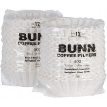 BUNN 1M5002 상업용 커피 필터 12 컵 크기 (1000 케이스), 1