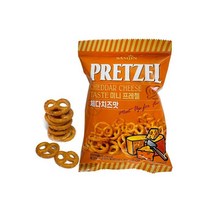 미니 프레첼 체다치즈맛 85g/포카칩/안주/땅콩/해피무, 미니 프레첼 체다치즈맛 85g/포