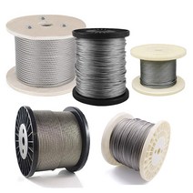 스텐 와이어 로프 줄 100M 롤 0.8mm 1mm 1.2mm 1.6mm 2mm 2.4mm 3.2mm 4mm, 스텐 와이어로프(7X7) 100M롤