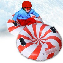 잘 나가는 완전 빠른 더 빠르게 눈썰매 핸들 슬레지 서클 90cm 타이어 튜브 내구성 내마모성 겨울 스노우