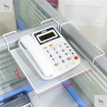 삼각 철제 선반 전화기 트레이 받침대, 옵션6 일층