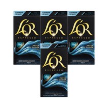 로르 에스프레소 파푸아 뉴 기니 인텐시티 7 커피 캡슐 10개 Lor Espresso Papua New Guinea Coffee Capsules, 4팩