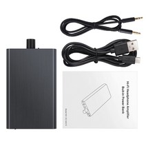 헤드폰 인티 미니 앰프 Prozorhifi 이어폰 헤드폰 앰프 내장 파워 뱅크 3.5mm AUX 휴대용 16-300Ω 전화 노, 01 DAC101