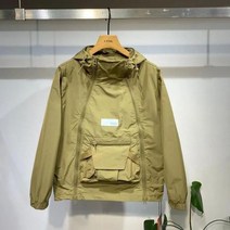 남녀공용 아노락 맨투맨 커플 바람막이 하프집업 루즈핏 캐주얼 티셔츠 4XL까지