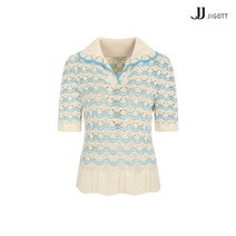 JJ지고트 슬릿 칼라 크로셰 풀오버 니트 GN5A1POJ4