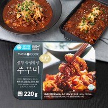 eTV 마마쿡 국내산 숙성양념 간편 주꾸미 볶음 220g x 6팩, 1