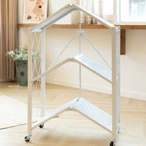 코스트선반 렉 접이식 이동 과자팬트리 박세리펜트리 대피실선반, 화이트