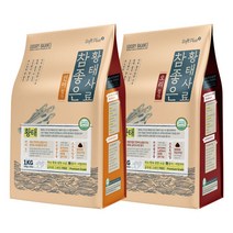 럭셔리 발란스 참좋은 황태사료 1kg 2kg 3kg 소프트 타입 오리 연어 강아지 피부 눈물 사료, 황태+연어 1kg, 3개