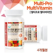 비타민하우스 멀티프로 멀티비타민 1423mg x 60정 온가족 종합비타민, 2병