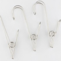 타공판 사진 소품 걸이 집게고리 가림막 설치 클립 핀, 스텐멀티클립