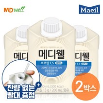 메디웰 NEW 프로틴1.5 친환경SIG팩 (200ml x 30팩)X2박스, 30개, 200ml