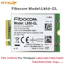 와이파이 네트워크 네트워킹 Fibocom L850-GL M2 카드 01AX792 4G LTE 무선 모듈 레노버 ThinkPadX1 탄소 Gen6 X280 T580 T480s L48