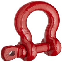 Crosby 1018525 Carbon Steel S-209 Screw Pin Anchor Shackle Self-Colored 6-1/2 Ton Working Load Lim, 1, 7/8