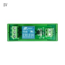 5V 12V 24V 1 채널 릴레이 모듈 DIN 레일 마운트 보드 SRD-05VDC-SL-C 10A DC 1NO 1NC, 03 12V