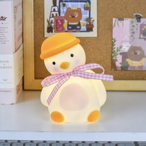 오리 오리 생일 선물 오리 무드등 침실 수면 기숙사 침대용 발광형 무드등, 팬 밴드