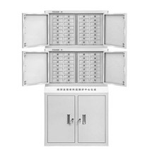 핸드폰 개인 락커 귀중품 소형 휴대폰 철제 보관함, 대형 30구 바닥 모델