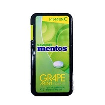 농심 멘토스 후르트민트 그레이프향 21g 입냄새 제거 잠깨는 캔디