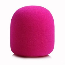무선마이크 7x3.5cm 블랙 마이크 윈드 스크린 폼 커버 두꺼운 스튜디오 인터뷰 가라오케 DJ 용 팝 필터 10 색, [07] Wine Red