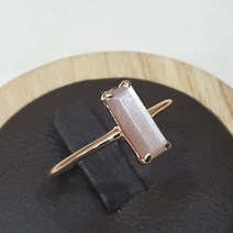 아름쥬얼리 실버 피치문스톤반지 원석 법정순은