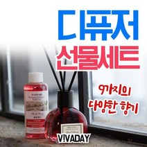 HJ 더허브샵 프로방스 디퓨저 선물세트 2호 디퓨저 디퓨져 방향제 차량용방향제 실내디퓨저 차량용디퓨저, 러브미넘버5
