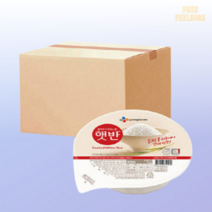 CJ 햇반 210g 자취생 혼밥족 필수 간편 식사 36개 1박스, CJ 햇반 210g 36개 1박스
