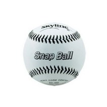 스카이라인 야구 스냅볼 화이트 340g SN-300, 1개