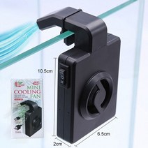 수조냉각기 저렴한 저소음 수족관 물고기 탱크 매달려 미니 팬 usb 충전 냉각 팬 수족관 액세서리 온도 컨트롤러 팬, 둥근 입 1w, EU 플러그 어댑터