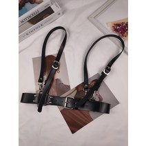벨트 멜빵 일체 허리 봉인 여 탈부착 나시 장식 원피스 베스트 나시 아우터 코디 ins 트렌드