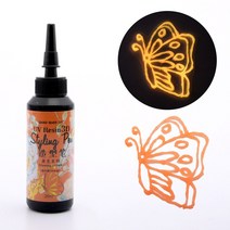 20ML UV 수지 크리스탈 에폭시 3D 발광 스타일링 펜 훅 라인 핸드페인팅 자외선 큐어링 글루 DIY 공예 모델링 수지 아트입니다, 1 건, 07