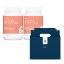 자연지애 실크피브로인 장부착 특허 유산균 / 장부착 장밀착 장정착 특허 유산균, [선물세트] 2개 (6개월분) (6개월분)