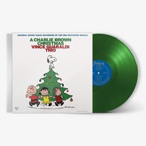 LP판 미국 A CHARLIE BROWN 크리스마스 레코드판 신제품! LIMITED GREEN LP! PEANUTS VINCE GUARALDI!