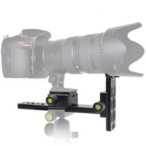무선마이크 L-200 망원 지지 브래킷 삼각대 볼 헤드 DSLR HCCY 용 1/4 amp 3/8 나사 긴 초점 스탠드 홀더