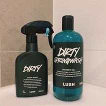 Lush 러쉬 더티 스프링워시 샤워젤 500g + 더티 바디스프레이 Dirty bodyspray, 1개